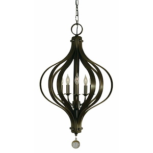Aries - 5 Light Dining Chandelier-29 Inches Tall and 20 Inches Wide