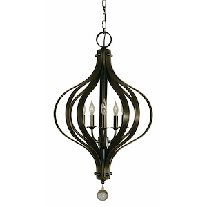 Aries - 5 Light Dining Chandelier-29 Inches Tall and 20 Inches Wide - 1099851