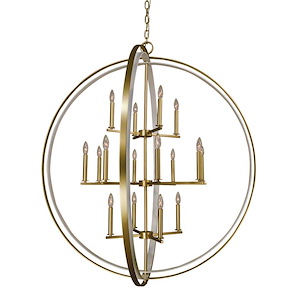 Constellation - 16 Light Pendant-48 Inches Tall and 45 Inches Wide