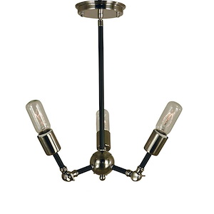 Felix - 3 Light Chandelier-8 Inches Tall and 22 Inches Wide