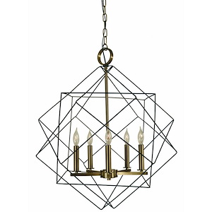 Etoile - 5 Light Dining Chandelier-28 Inches Tall and 24 Inches Wide - 1099999
