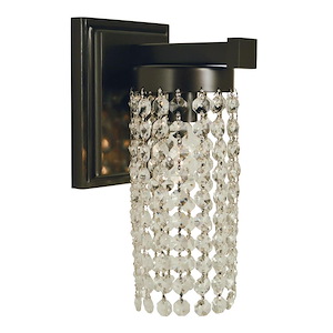 Gemini - 1 Light Wall Sconce-10 Inches Tall and 5 Inches Wide