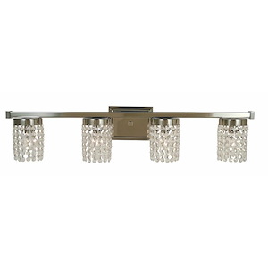 Gemini - 4 Light Wall Sconce-7 Inches Tall and 31 Inches Wide - 1100030