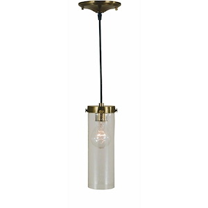 Hammersmith - 1 Light Pendant-10 Inches Tall and 3.5 Inches Wide