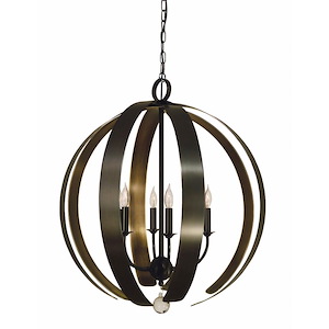 Venus - 6 Light Chandelier-26 Inches Tall and 24 Inches Wide - 1100590