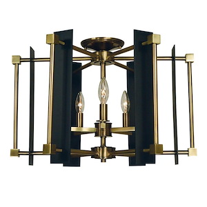 Louvre - 5 Light Flush/Semi-Flush Mount-14 Inches Tall and 22 Inches Wide - 1100303