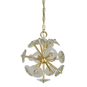 Apogee - 4 Light Mini Chandelier-14 Inches Tall and 13 Inches Wide
