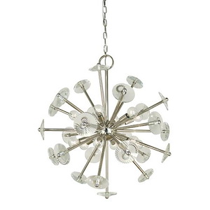 Apogee - 12 Light Dining Chandelier-27 Inches Tall and 26 Inches Wide