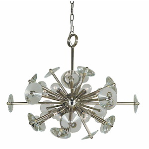 Apogee - 12 Light Dining Chandelier-22 Inches Tall and 28 Inches Wide - 1099834
