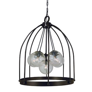 Jupiter - 6 Light Dining Chandelier-27 Inches Tall and 23 Inches Wide