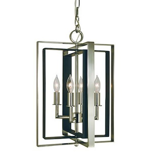 Symmetry - 4 Light Mini Chandelier-17 Inches Tall and 12 Inches Wide