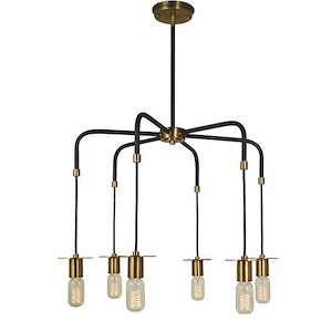 Juliette - 5 Light Dining Chandelier-20 Inches Tall and 24 Inches Wide