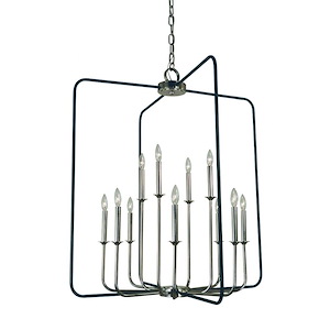 Boulevard - 12 Light Chandelier-38 Inches Tall and 34 Inches Wide