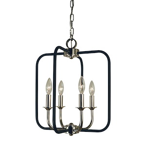 Boulevard - 4 Light Chandelier-17 Inches Tall and 14 Inches Wide - 1099871