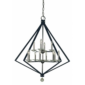 Ice - 12 Light Chandelier-41 Inches Tall and 38 Inches Wide - 1100104