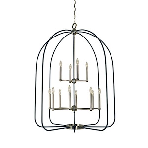 Boulevard - 12 Light Chandelier-49 Inches Tall and 36 Inches Wide - 1099870