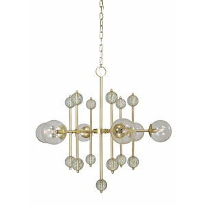Solaris - 6 Light Chandelier-36 Inches Tall and 38 Inches Wide - 1100534