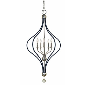Boulevard - 5 Light Chandelier-44 Inches Tall and 22 Inches Wide - 1099876
