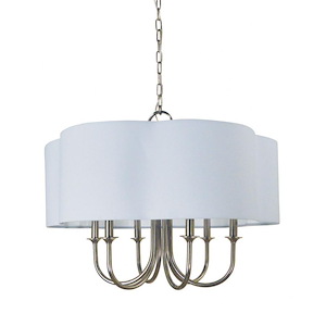 Desire - 6 Light Chandelier-19 Inches Tall and 26 Inches Wide