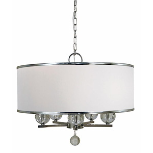 Glamour - 5 Light Chandelier-19 Inches Tall and 24 Inches Wide