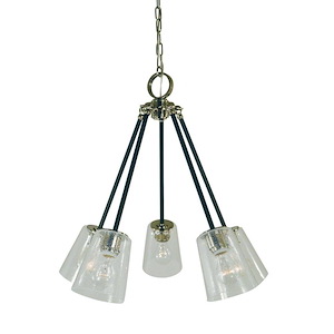 Felix - 5 Light Chandelier-24 Inches Tall and 24 Inches Wide
