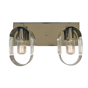 Josephine - 2 Light Wall Sconce-9 Inches Tall and 14 Inches Wide