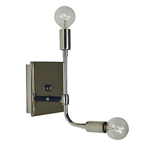 Fusion - 2 Light Wall Sconce-11 Inches Tall and 5 Inches Wide - 1214390