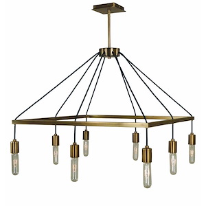 Celestial - 8 Light Dining Chandelier-23 Inches Tall and 24 Inches Wide