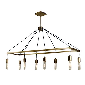 Celestial - 8 Light Island Chandelier-23 Inches Tall and 40 Inches Wide - 1214392