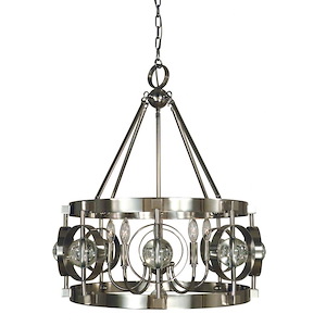 Ephemeris - 5 Light Dining Chandelier-28 Inches Tall and 22 Inches Wide