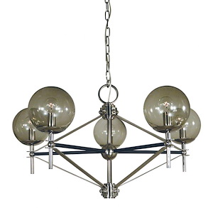 Calista - 5 Light Dining Chandelier-18 Inches Tall and 30 Inches Wide - 1214803