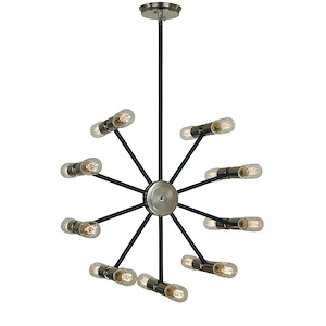 Nebula - 18 Light Dining Chandelier-20 Inches Tall and 21 Inches Wide