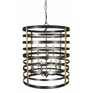 Pastoral - 9 Light Foyer Chandelier-35 Inches Tall and 28 Inches Wide - 1214584
