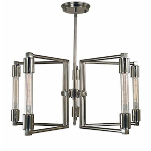 Focal - 5 Light Dining Chandelier-11 Inches Tall and 24 Inches Wide