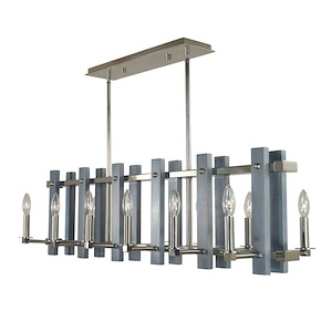 Arcadia - 12 Light Island Chandelier-12 Inches Tall and 40 Inches Wide