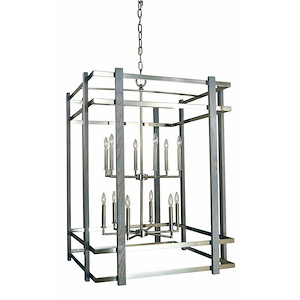 Arcadia - 12 Light Chandelier-44 Inches Tall and 30 Inches Wide