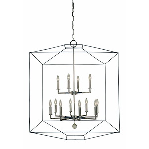 Isabella - 12 Light Chandelier-42 Inches Tall and 30 Inches Wide