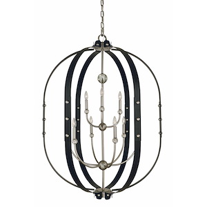 Urban Craftsman - 9 Light Chandelier-50 Inches Tall and 35 Inches Wide