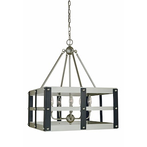 Metro Artisan - 5 Light Dining Chandelier-26 Inches Tall and 20 Inches Wide - 1214398