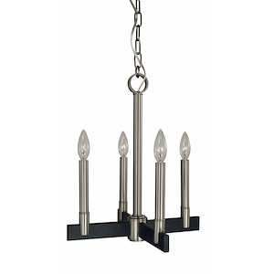 Jessica - 4 Light Mini Chandelier-16 Inches Tall and 14 Inches Wide - 1214972