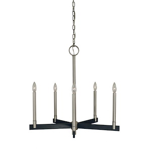 Jessica - 5 Light Dining Chandelier-24 Inches Tall and 26 Inches Wide - 1214688