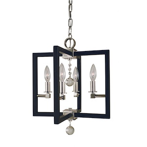 Minimalist Elegant - 4 Light Dual Mount Chandelier-15 Inches Tall and 14 Inches Wide - 1214400