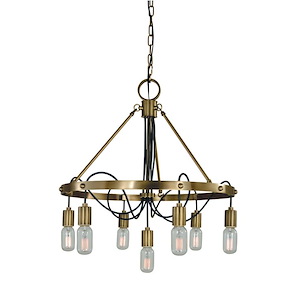 Felix - 7 Light Dining Chandelier-25 Inches Tall and 22 Inches Wide - 1214657