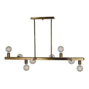 Heloise - 8 Light Island Chandelier-13 Inches Tall and 40 Inches Wide
