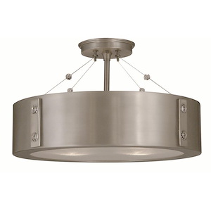 Oracle - 4 Light Flush/Semi-Flush Mount-9.5 Inches Tall and 16 Inches Wide - 1100438