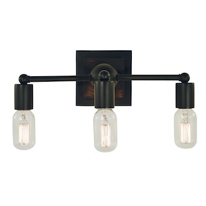 Modern Farmhouse - 3 Light Wall Sconce-8 Inches Tall and 14 Inches Wide