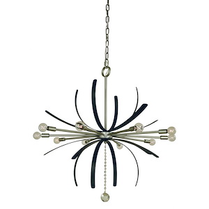 Victoria - 10 Light Dining Chandelier-32 Inches Tall and 36 Inches Wide