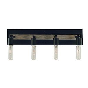 Loft - 4 Light Wall Sconce-8 Inches Tall and 23.5 Inches Wide