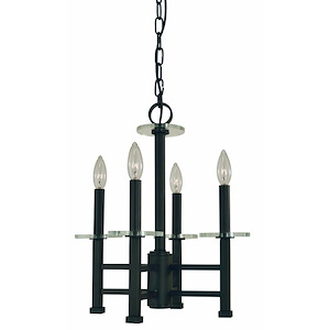 Metropolitan - 4 Light Mini Chandelier-18 Inches Tall and 15 Inches Wide - 1214696