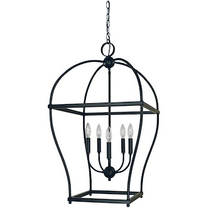 Kenmare - 5 Light Dining Chandelier-32 Inches Tall and 18 Inches Wide